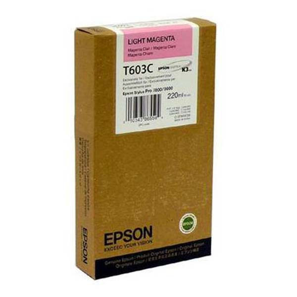 Epson original ink C13T603C00, light magenta, 220ml, Epson Stylus Pro 7800, 9800