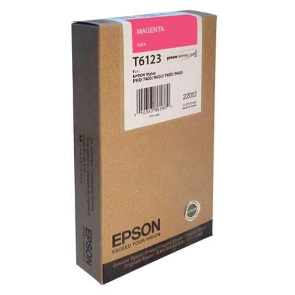 Epson original ink C13T612300, magenta, 220ml