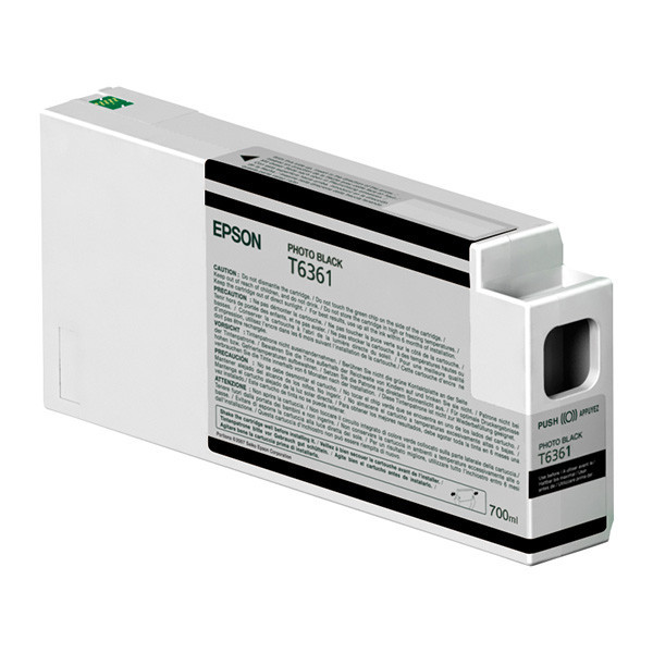 Epson originální ink C13T636100, photo black, 700ml