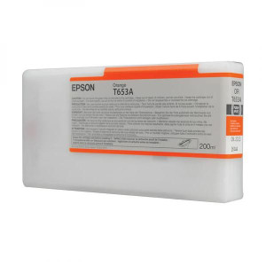 Epson original ink C13T653A00, orange, 200ml, Epson Stylus Pro 4900