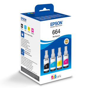 Epson original ink C13T66464A, CMYK