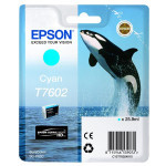Epson original ink C13T76024010, T7602, cyan, 25,9ml, 1ks