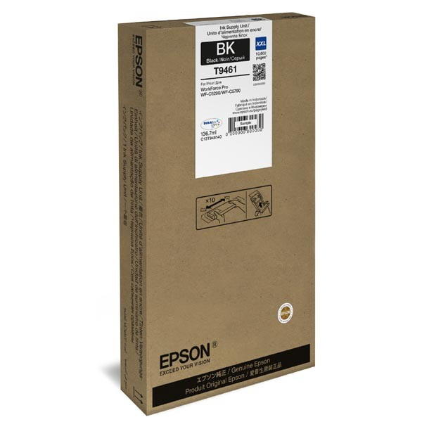 Epson original ink C13T946140, black, 10000str., 1x136.7ml