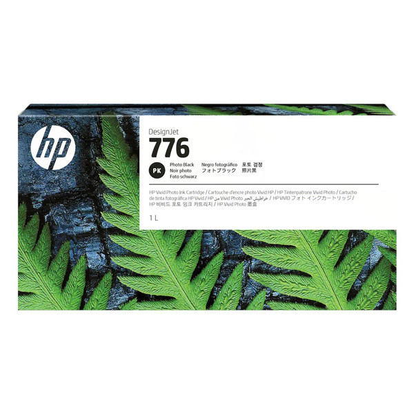 HP original ink 1XB11A, HP 776, Photo Black, 1000ml