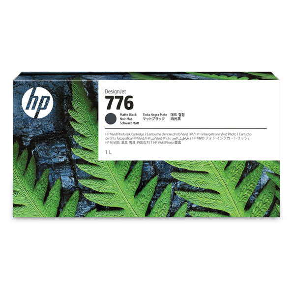 HP original ink 1XB12A, HP 776, Matte Black, 1000ml