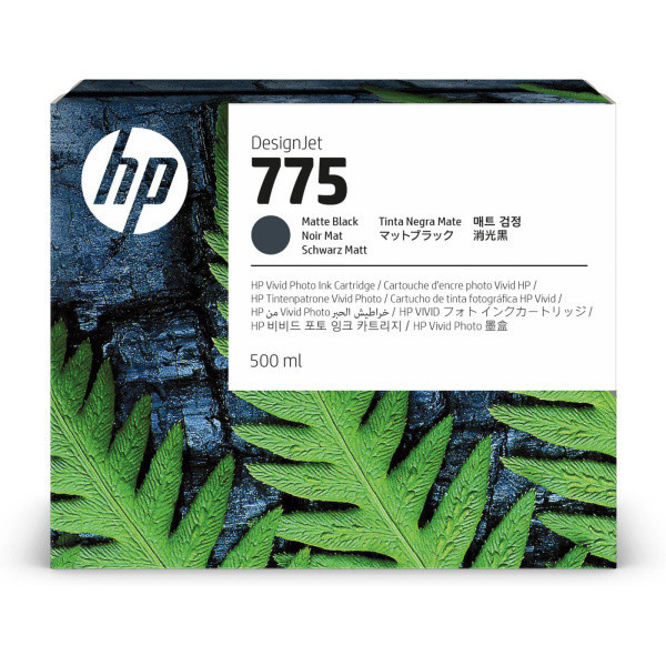 HP original ink 1XB22A, HP 775, Matte Black, 500ml