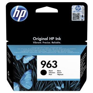 HP original ink 3JA26AE, HP 963, black, 1000str., 24.09ml