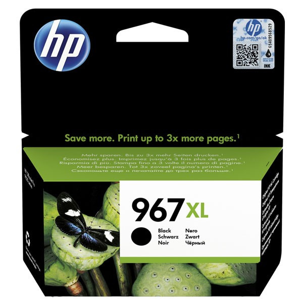 HP original ink 3JA30AE#301, HP 963XL, high capacity, black, blister, 2000str., 48ml