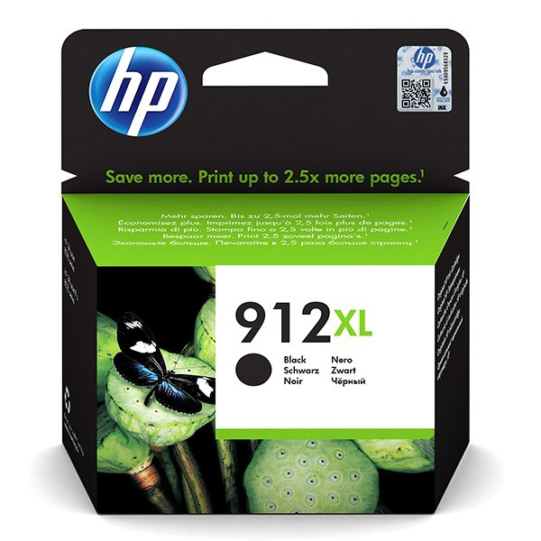 HP original ink 3YL84AE#301, HP 912XL, high capacity, black, blister, 825str.