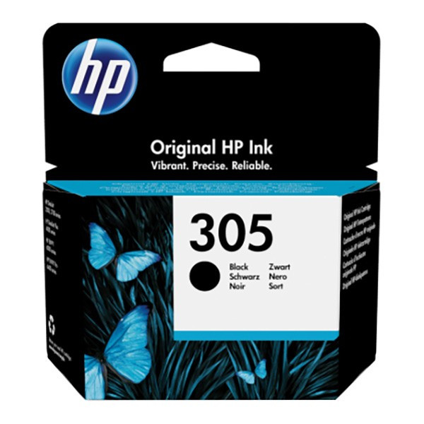 HP original ink 3YM61AE#301, HP 305, black, blister, 120str.