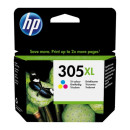 HP originál ink 3YM63AE, HP 305XL, HP 305XL, Tri-colour, High yield