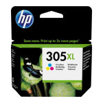 HP originál ink 3YM63AE, HP 305XL, HP 305XL, Tri-colour, 200str., 5ml, High yield