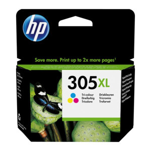 HP original ink 3YM63AE, HP 305XL, HP 305XL, Tri-colour, High yield
