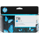 HP original ink 498N5A, HP 738, cyan, 130ml