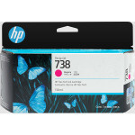 HP original ink 498N6A, HP 738, magenta, 130ml