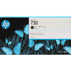 HP originál ink 498Q0A, HP 738M, čierna, 2x180str., 300ml, 2-pack