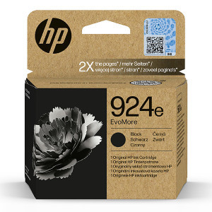 HP original ink EvoMore 4K0V0NE#CE1, HP 924e, black, 1000str.