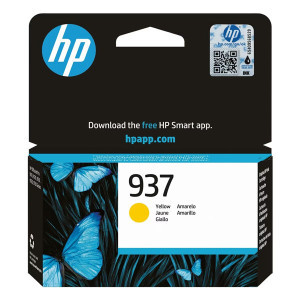 HP original ink 4S6W4NE, HP 937, yellow, 800str.
