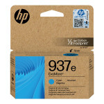 HP original ink EvoMore 4S6W6NE, HP 937e, cyan, 1650str.