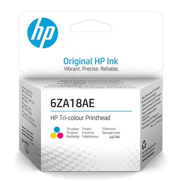 HP original tlačová hlava 6ZA18AE, Tri-color
