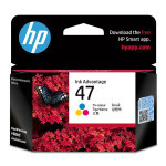 HP original ink 6ZD61AE, HP 47, tri-colour
