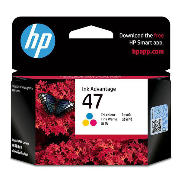 HP original ink 6ZD61AE, HP 47, tri-colour