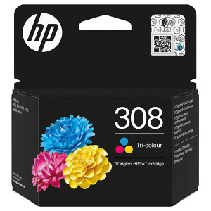 HP original ink 7FP20UE, HP 308, Tri-colour, 120str.