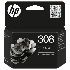 HP original ink 7FP21UE, HP 308, black, 160str.