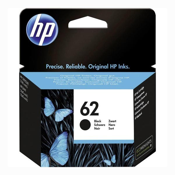 HP original ink C2P04AE, HP 62, black, 200str.
