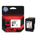 HP original ink C2P10AE, HP 651, black, 600str.