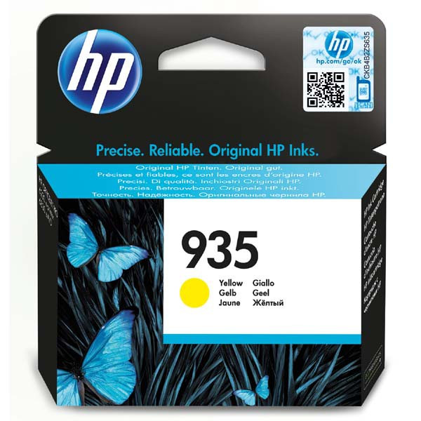 HP original ink C2P22AE, HP 935, yellow, 400str., HP Officejet 6812,6815,Officejet Pro 6230,6830,6835