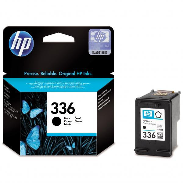 HP original ink C9362EE, HP 336, black, 210str., 5ml, HP Photosmart 325, 375, 8150, C3180, DJ-5740, 6540