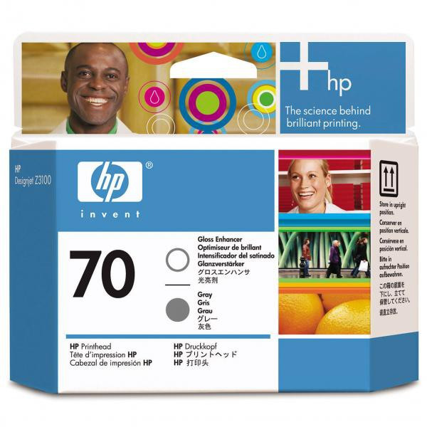 HP original tlačová hlava C9410A, HP 70, grey