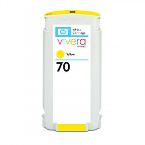 HP original ink C9454A, HP 70, yellow, 130ml