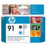 HP original tlačová hlava C9460A, HP 91, matte black/cyan