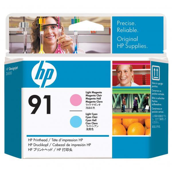 HP original tlačová hlava C9462A, HP 91, light cyan/light magenta