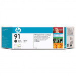 HP original ink C9464A, HP 91, matte black, 775ml