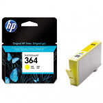 HP original ink CB320EE, HP 364, yellow, 300str.