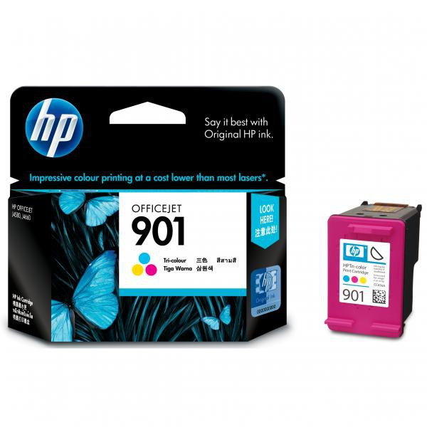 HP original ink CC656AE, HP 901, color, 360str., 9ml, HP OfficeJet J4580