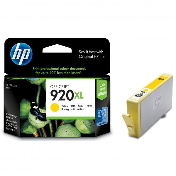 HP original ink CD974AE, HP 920XL, yellow, 700str., HP Officejet