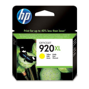 HP original ink CD974AE, HP 920XL, yellow, blister, 700str.