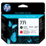 HP original tlačová hlava CE017A, HP 771, matte black/chromatic red