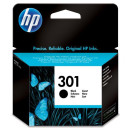 HP originální ink CH561EE, HP 301, black, blistr, 170str.