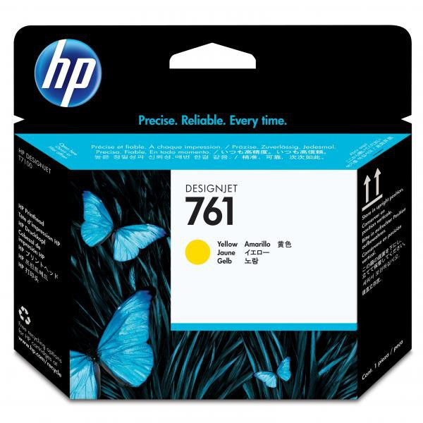 HP original tlačová hlava CH645A, HP 761, yellow