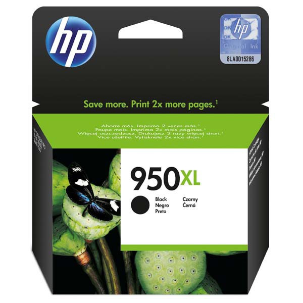 HP original ink CN045AE, HP 950XL, black, blister, 2300str., 53ml