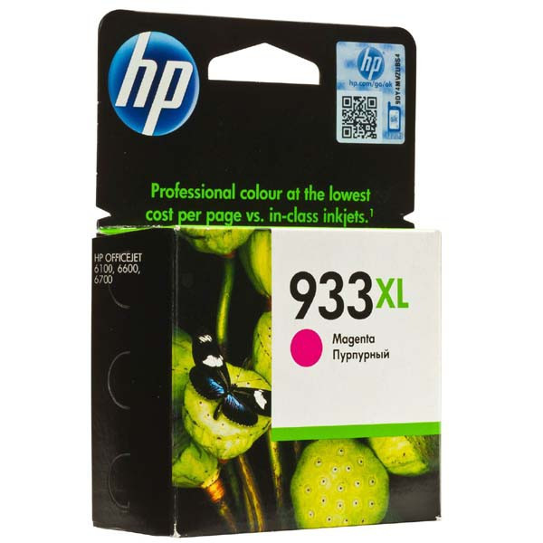HP original ink CN055AE, HP 933XL, magenta, 825str., HP Officejet 6100, 6600, 6700, 7110, 7610, 7510