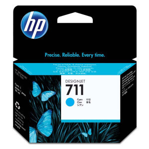 HP originální ink CZ130A, HP 711, cyan, 29ml