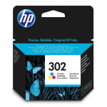 HP original ink F6U65AE, HP 302, color, blister, 165/165/165str., 4ml