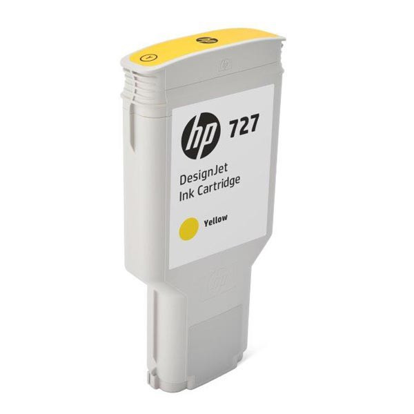 HP original ink F9J78A, HP 727, yellow, 300ml