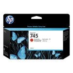 HP original ink F9K00A, HP 745, chromatic red, 130ml
